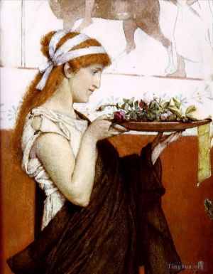 Artist Sir Lawrence Alma-Tadema's Work - A votive offering