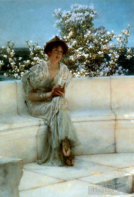 Sir Lawrence Alma-Tadema Oil Painting - The years at the spring