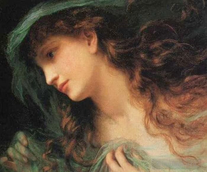 Sophie Gengembre Anderson Oil Painting - The Head Of A Nymph