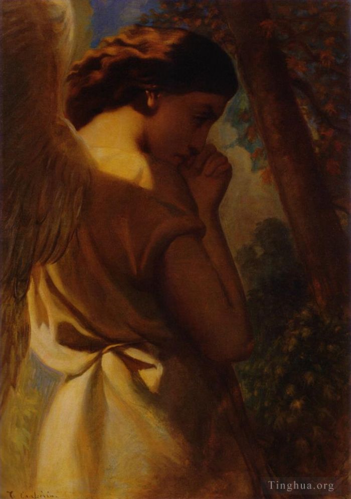 Theodore Chasseriau Oil Painting - TheAngel 1840