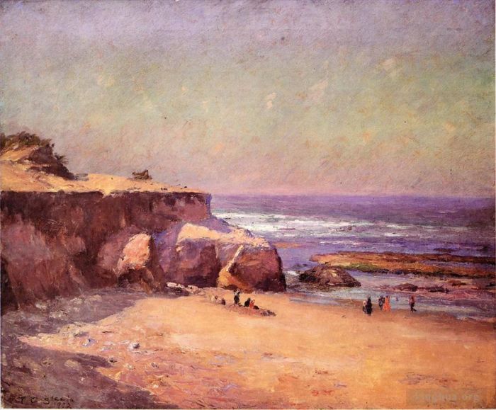 Theodore Clement Steele Oil Painting - On the Oregon Coast