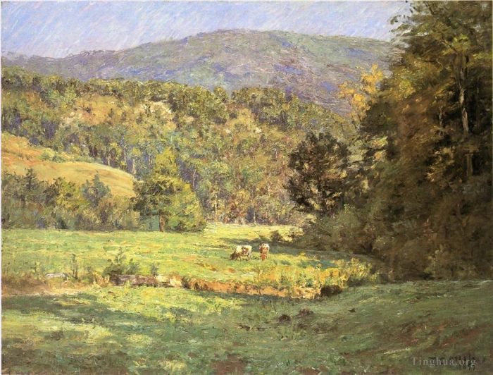 Theodore Clement Steele Oil Painting - Roan Mountain