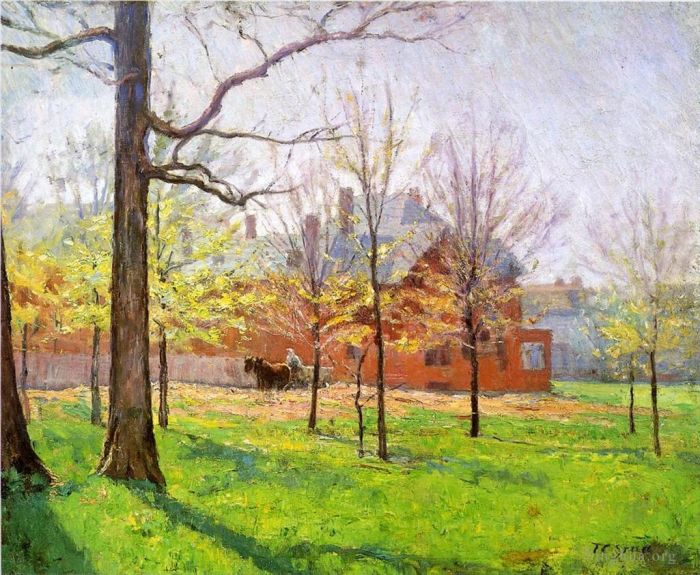 Theodore Clement Steele Oil Painting - Talbott Place