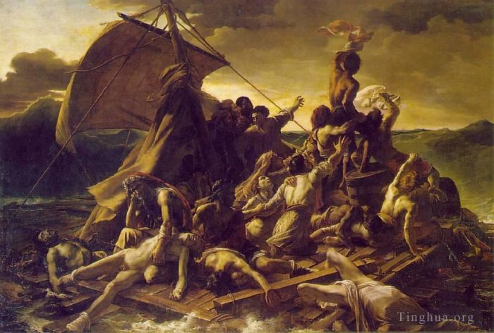 Theodore Gericault Oil Painting - Raft of the medusa MHA