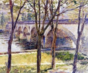 Artist Theodore Robinson's Work - Bridge near Giverny