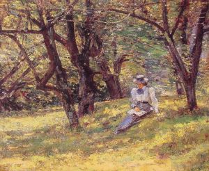 Artist Theodore Robinson's Work - In the Orchard