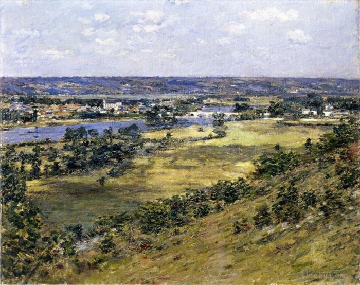 Theodore Robinson Oil Painting - Valley of the Seine