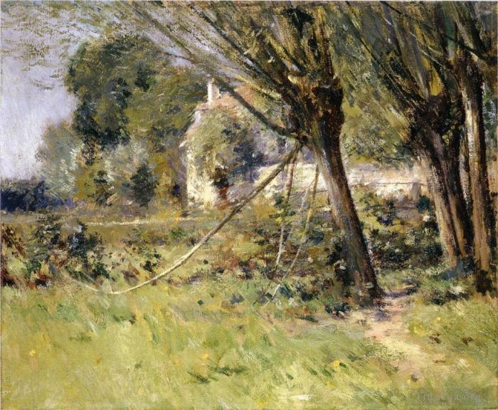 Theodore Robinson Oil Painting - Willows