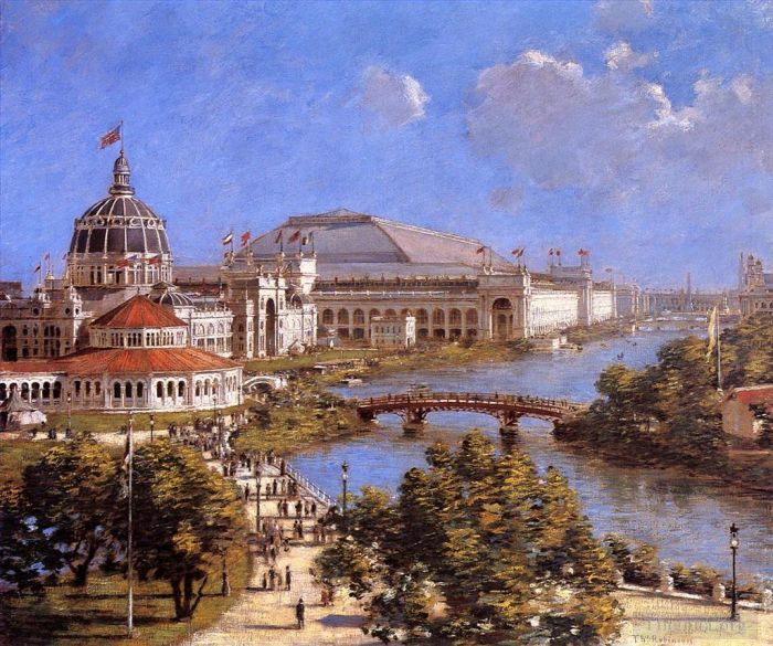 Theodore Robinson Oil Painting - Worlds Columbian Exposition