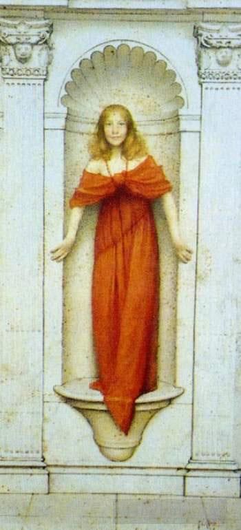 Thomas Cooper Gotch Oil Painting - A Jest