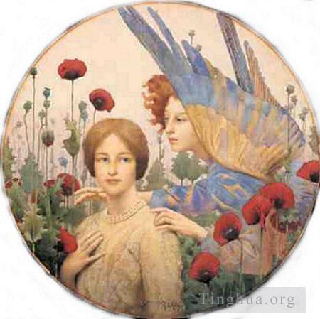 Thomas Cooper Gotch Oil Painting - The Message