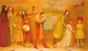 Artist Thomas Cooper Gotch's Work - The Pageant Of Childhood