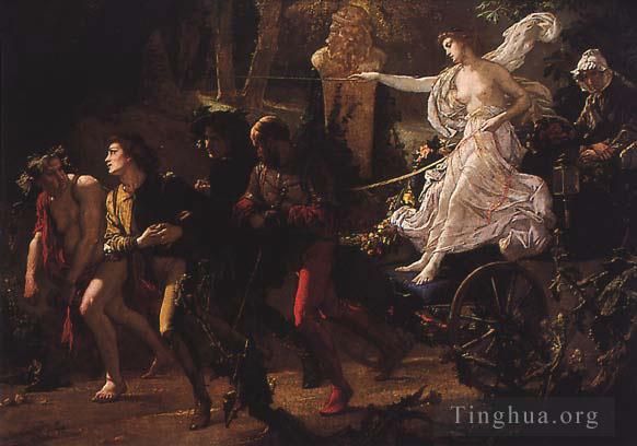Thomas Couture Oil Painting - Couture The Thorny Path