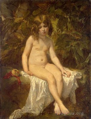 Artist Thomas Couture's Work - The Little Bather