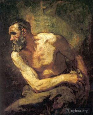 Artist Thomas Couture's Work - The Miser study for Timon of Athens