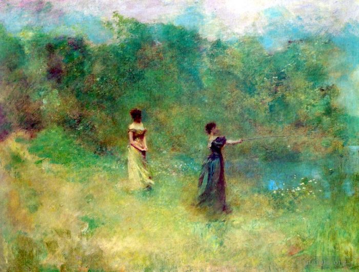 Thomas Wilmer Dewing Oil Painting - Summer