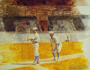 Artist Thomas Cowperthwait Eakins's Work - Baseball Players Practicing