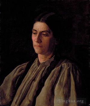 Artist Thomas Cowperthwait Eakins's Work - Mother Annie Williams Gandy