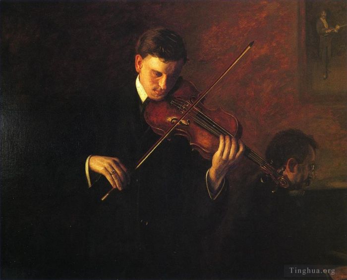 Thomas Cowperthwait Eakins Oil Painting - Music