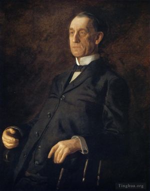 Artist Thomas Cowperthwait Eakins's Work - Portrait of Asburyh W Lee