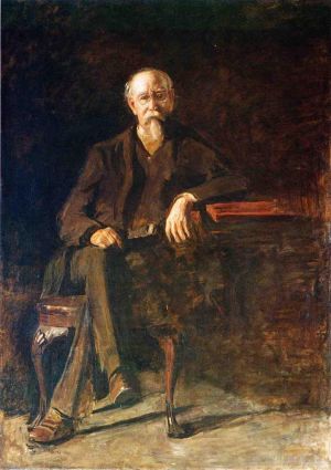Artist Thomas Cowperthwait Eakins's Work - Portrait of Dr William Thompson