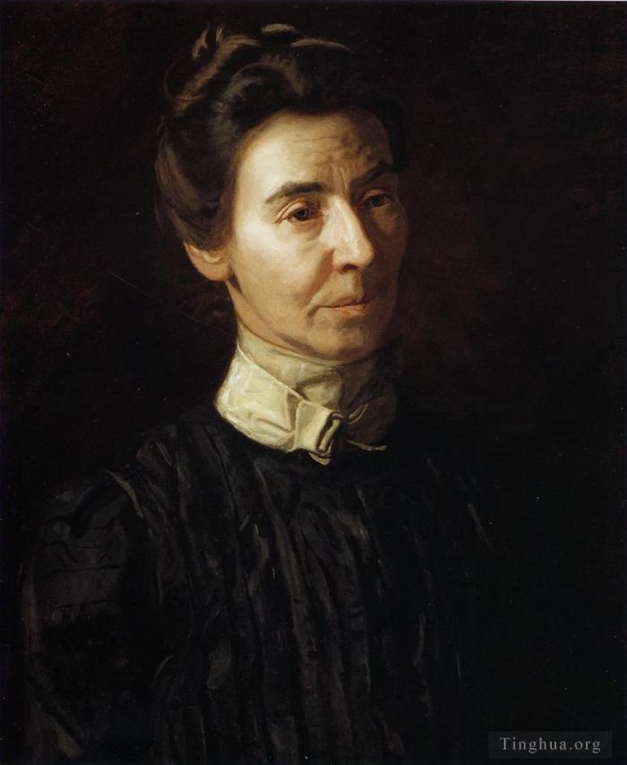 Thomas Cowperthwait Eakins Oil Painting - Portrait of Mary Adeline Williams
