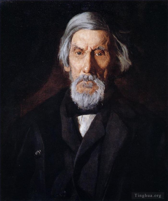 Thomas Cowperthwait Eakins Oil Painting - Portrait of William H MacDowell2