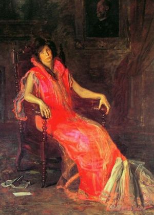 Artist Thomas Cowperthwait Eakins's Work - The Actress