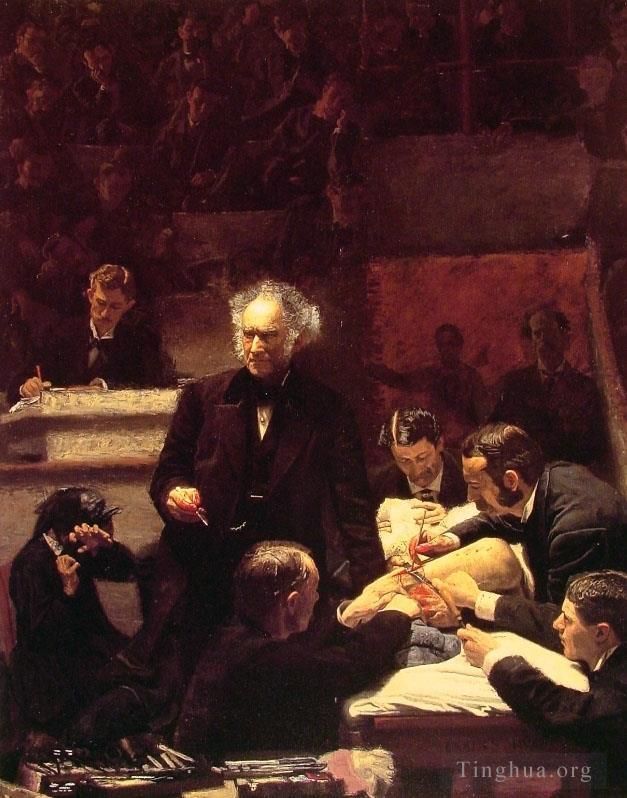 Thomas Cowperthwait Eakins Oil Painting - The Gross Clinic