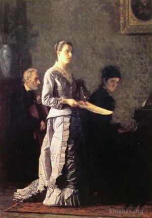 Artist Thomas Cowperthwait Eakins's Work - The Pathetic Song