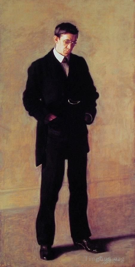 Thomas Cowperthwait Eakins Oil Painting - The Thinker