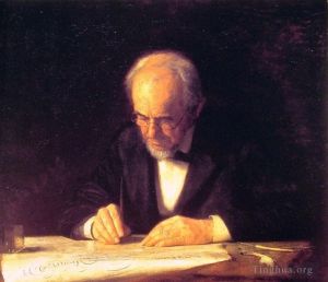Artist Thomas Cowperthwait Eakins's Work - The Writing Master