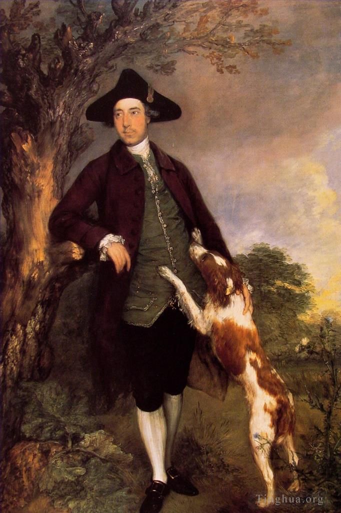 Thomas Gainsborough Oil Painting - George Lord Vernon