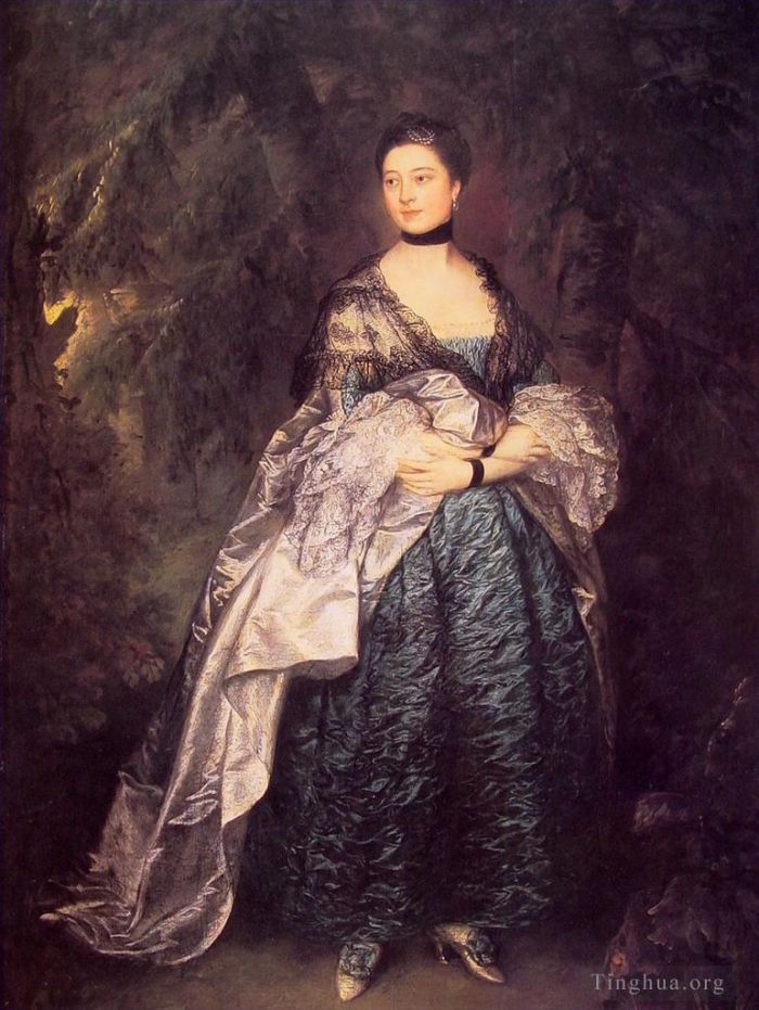 Thomas Gainsborough Oil Painting - Lady Alston