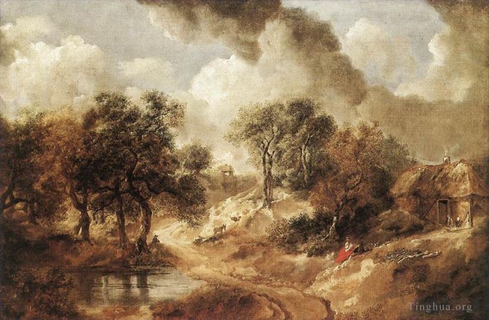 Thomas Gainsborough Oil Painting - Landscape