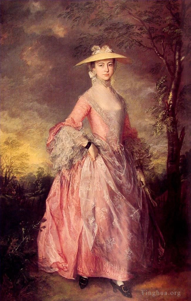 Thomas Gainsborough Oil Painting - Mary Countess Howe