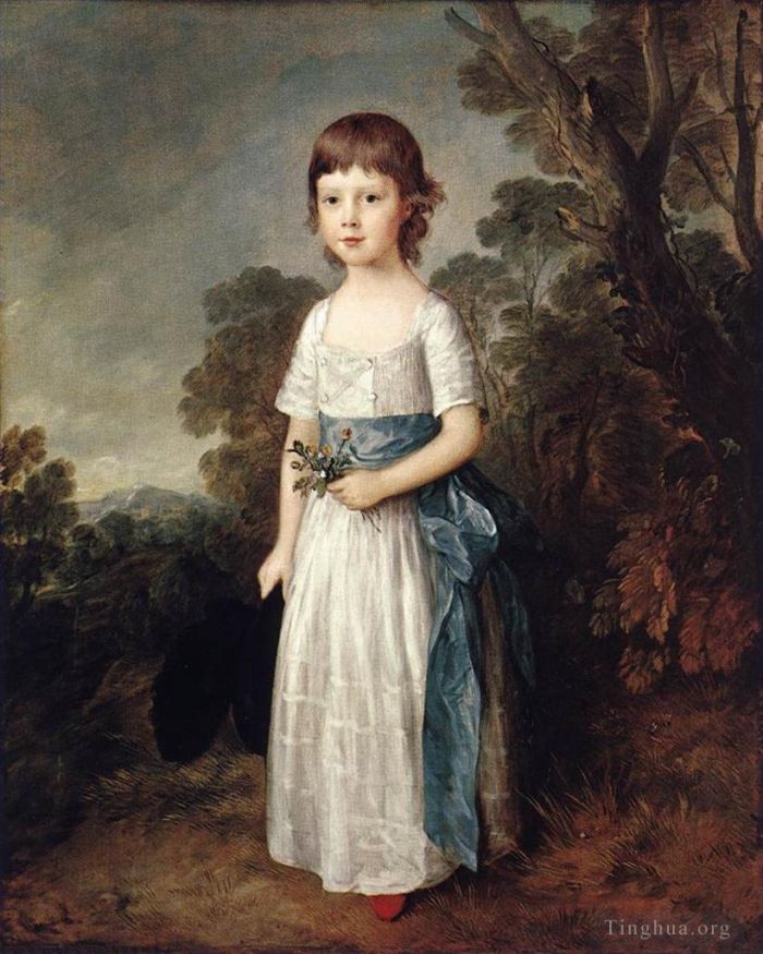 Thomas Gainsborough Oil Painting - Master John Heathcote