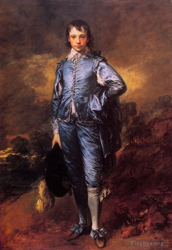 Thomas Gainsborough Oil Painting - The Blue Boy Jonathan Buttall