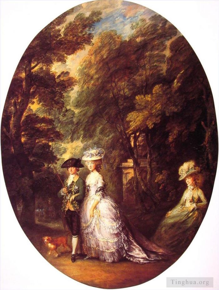 Thomas Gainsborough Oil Painting - The Duke and Duchess of Cumberland