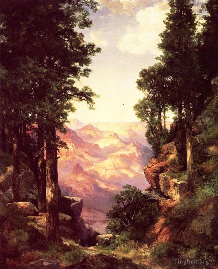Thomas Moran Oil Painting - Grand Canyon