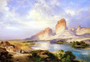 Artist Thomas Moran's Work - Green River Wyoming