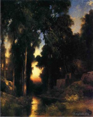Artist Thomas Moran's Work - Mission in Old Mexico
