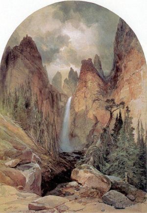Artist Thomas Moran's Work - Tower Falls