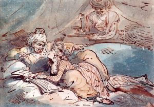 Artist Thomas Rowlandson's Work - Love In The East