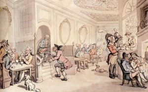 Artist Thomas Rowlandson's Work - Strong Waters At Bath
