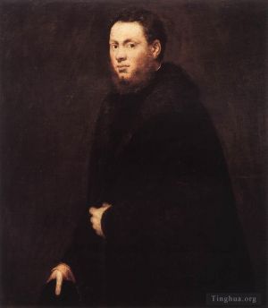 Artist Tintoretto's Work - Portrait of a Young Gentleman