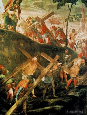 Artist Tintoretto's Work - The Ascent to Calvary