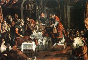 Artist Tintoretto's Work - The Circumcision