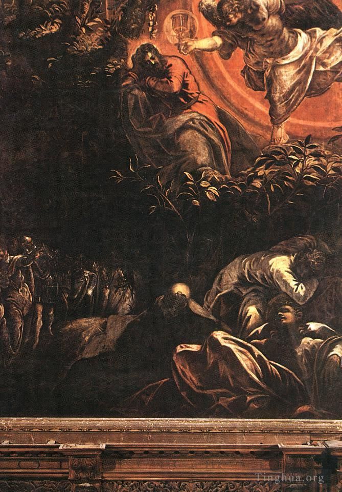Tintoretto Oil Painting - The Prayer in the Garden