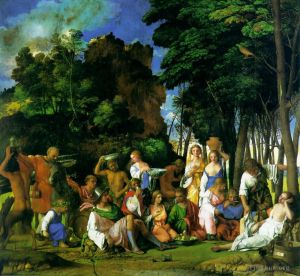 Artist Titian's Work - Feast of the Gods